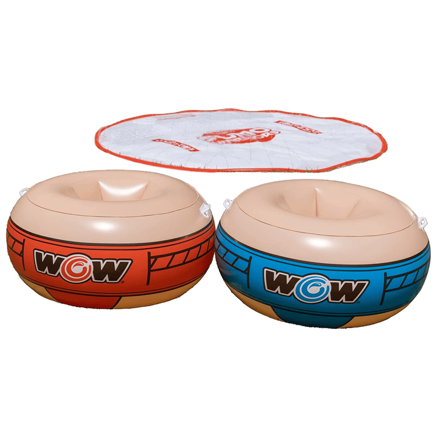 WOW Watersports 10ft Sumo Wrestling Spray Pad with 2 Sumo