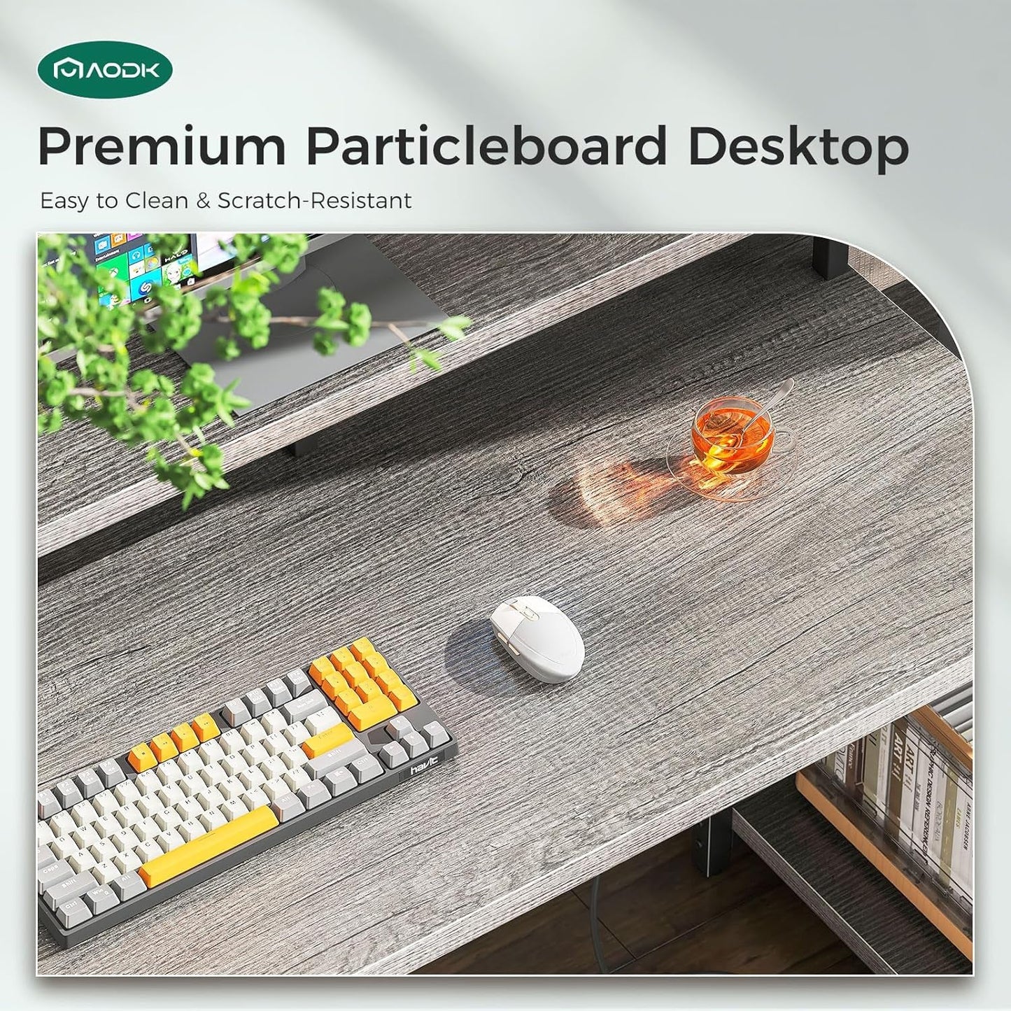 48 Inch Desk With Led Lights For Gaming Setup Ergonomic