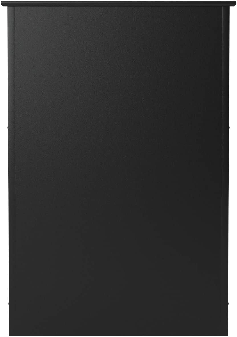 Sonoma Modern 5 Drawer Black Dresser Chest For Bedroom