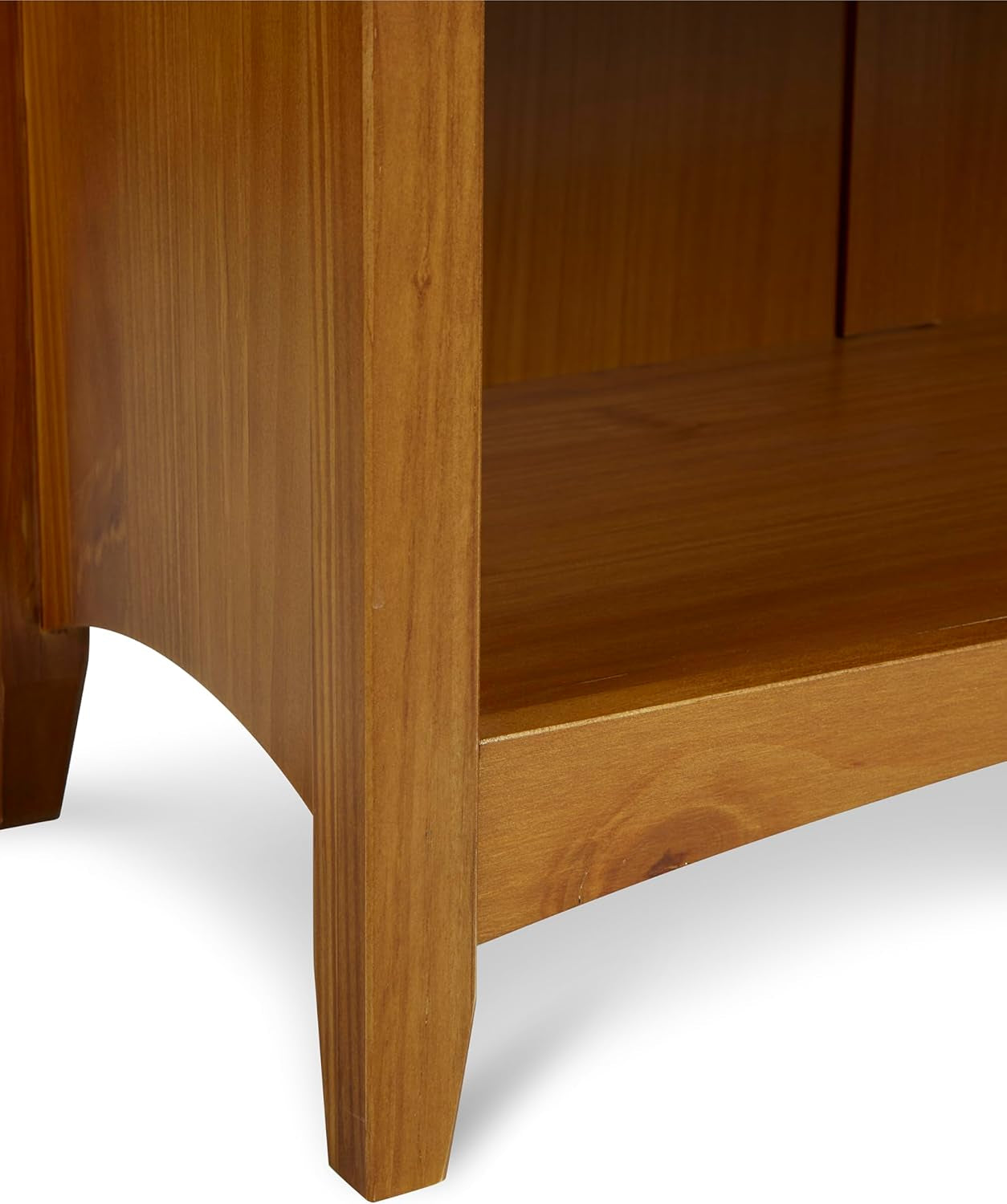 Shaker Style 6 Shelf Bookcase Solid Wood 72 Inch Tall