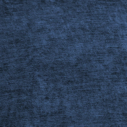 Swivel Recliner With Ottoman And Vibration Massage Blue Textile