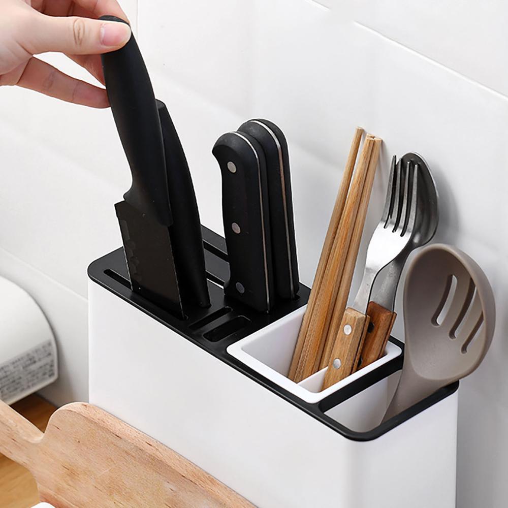 Tableware Storage Holders Kitchen Knife Plastic Storages Racks For