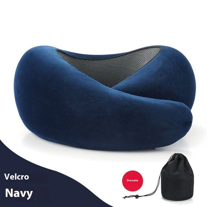 Soft Memory Foam Travel Neck Pillow U Shape Adjustable Support
