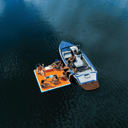 WOW Watersports Drop Stitch Vacation Station Dock w Deckpad