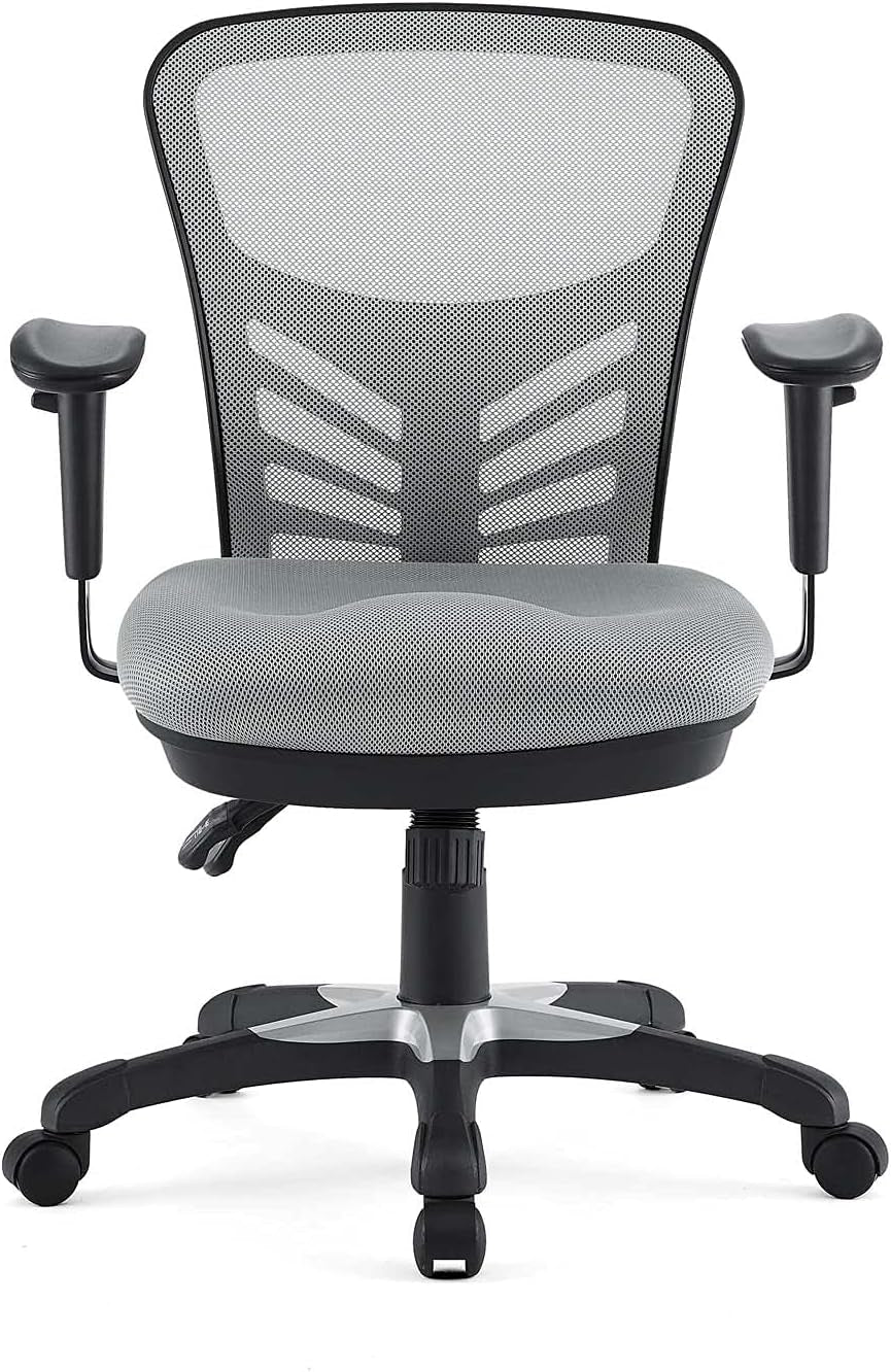 Ergonomic Gray Mesh Office Chair For All Day Comfort