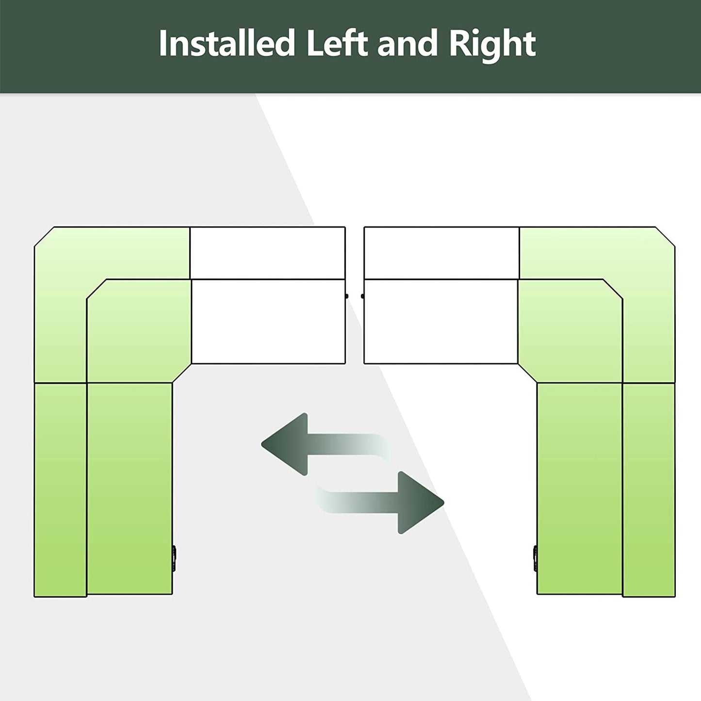 63 Inch L Shaped Electric Standing Desk With Drawers