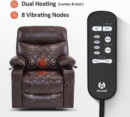 Small Size Power Lift Recliner Chair With Massage Dual Heating