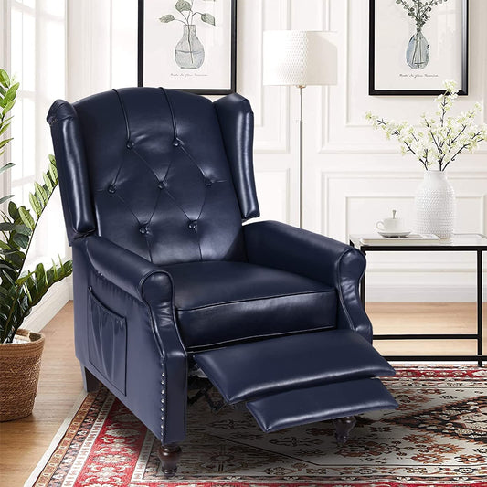 Wingback Massage Recliner Chair With Heat And Comfort