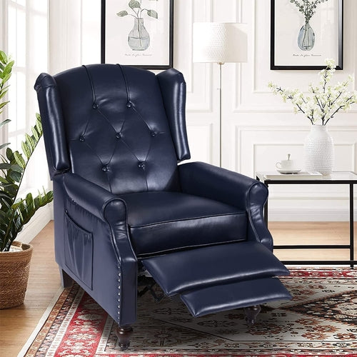 Wingback Massage Recliner Chair With Heat And Comfort