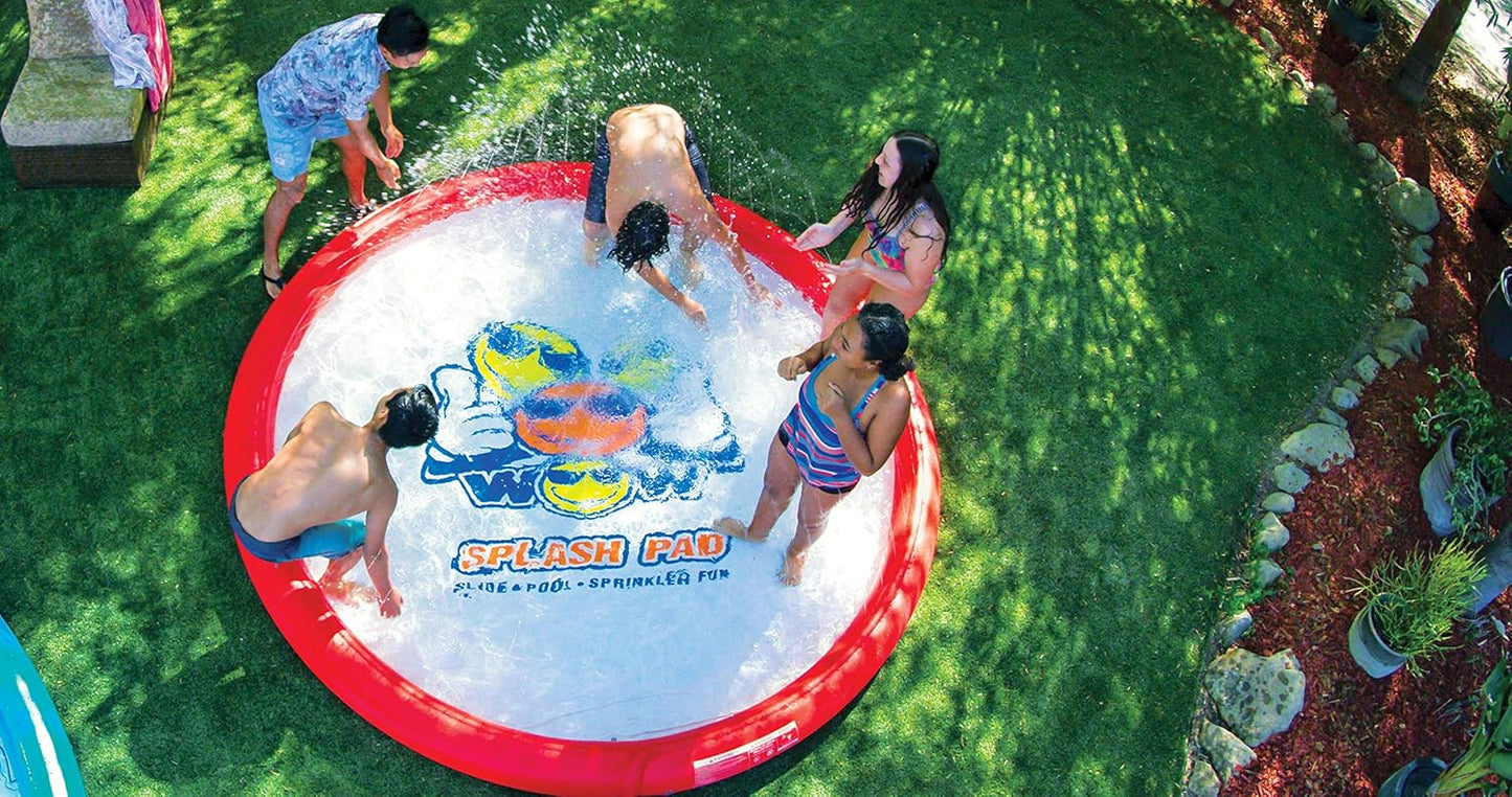 WOW Waterports Super Splash Pad 12' with Adjustable Sprinkler and