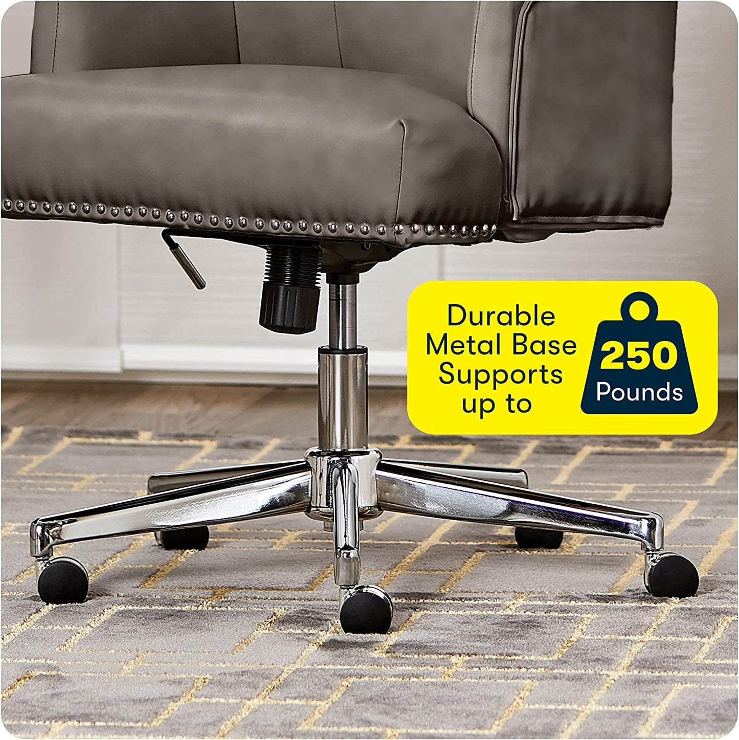 Memory Foam Office Chair With Adjustable Height For Desk
