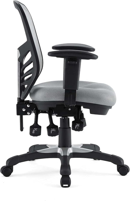 Ergonomic Gray Mesh Office Chair For All Day Comfort