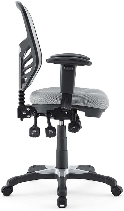 Ergonomic Gray Mesh Office Chair For All Day Comfort