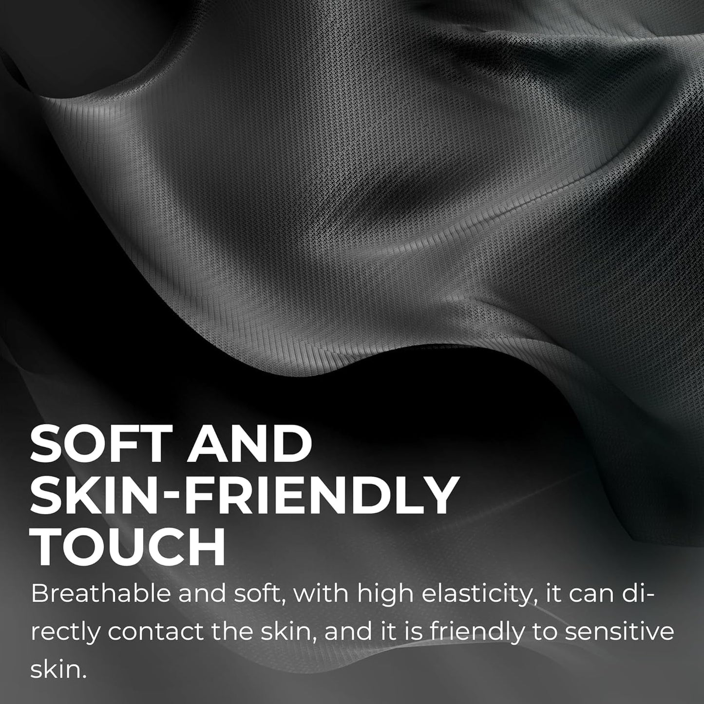 Black Breathable Fabric Gaming Chair With Massage Pad