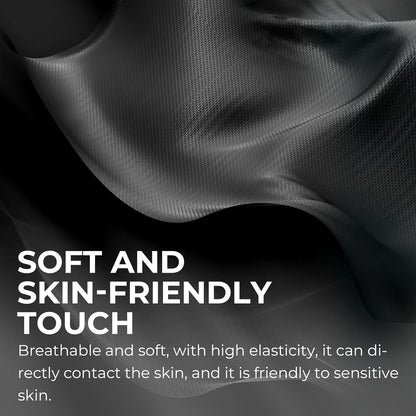 Black Breathable Fabric Gaming Chair With Massage Pad