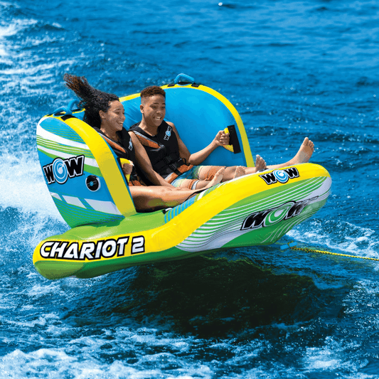 WOW Watersports Chariot 2-Person Towable w Front and Back Tow Points