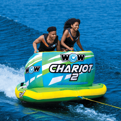 WOW Watersports Chariot 2-Person Towable w Front and Back Tow Points