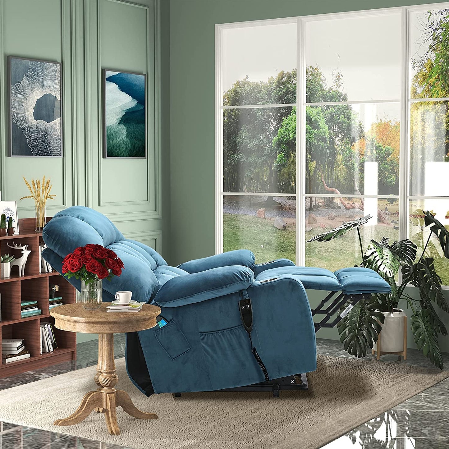 Big And Tall Lift Recliner Chair With 26 Inch Wide Seat