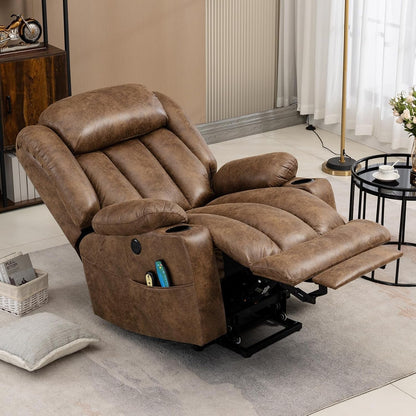 Tall Man Lift Recliner With Massage For Extended Comfort