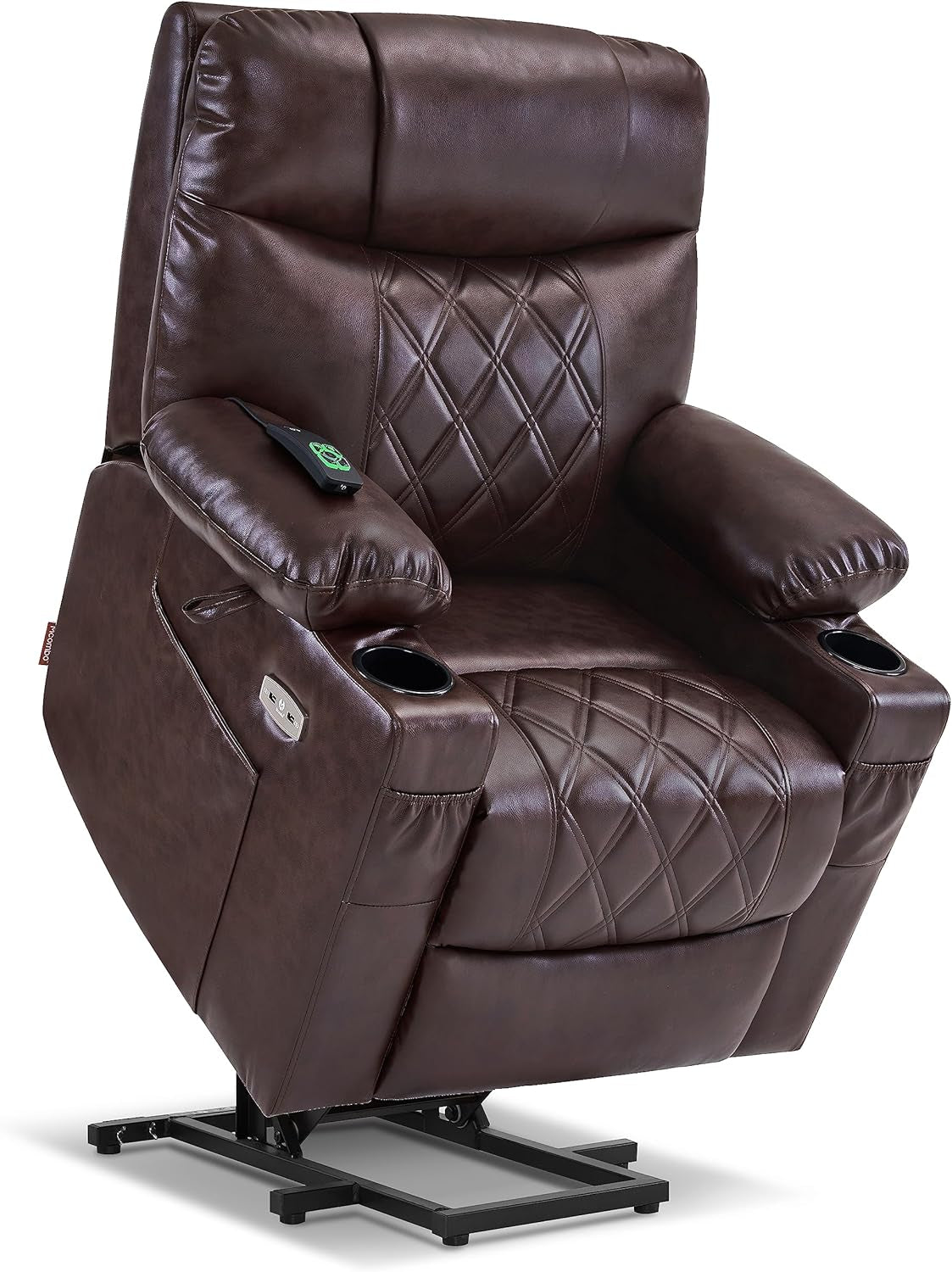 Small Size Power Lift Recliner Chair With Massage Dual Heating
