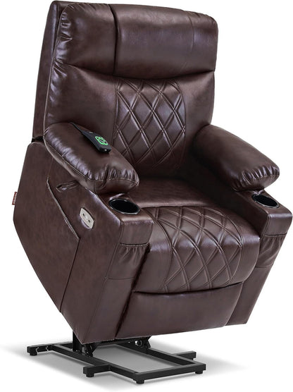 Small Size Power Lift Recliner Chair With Massage Dual Heating