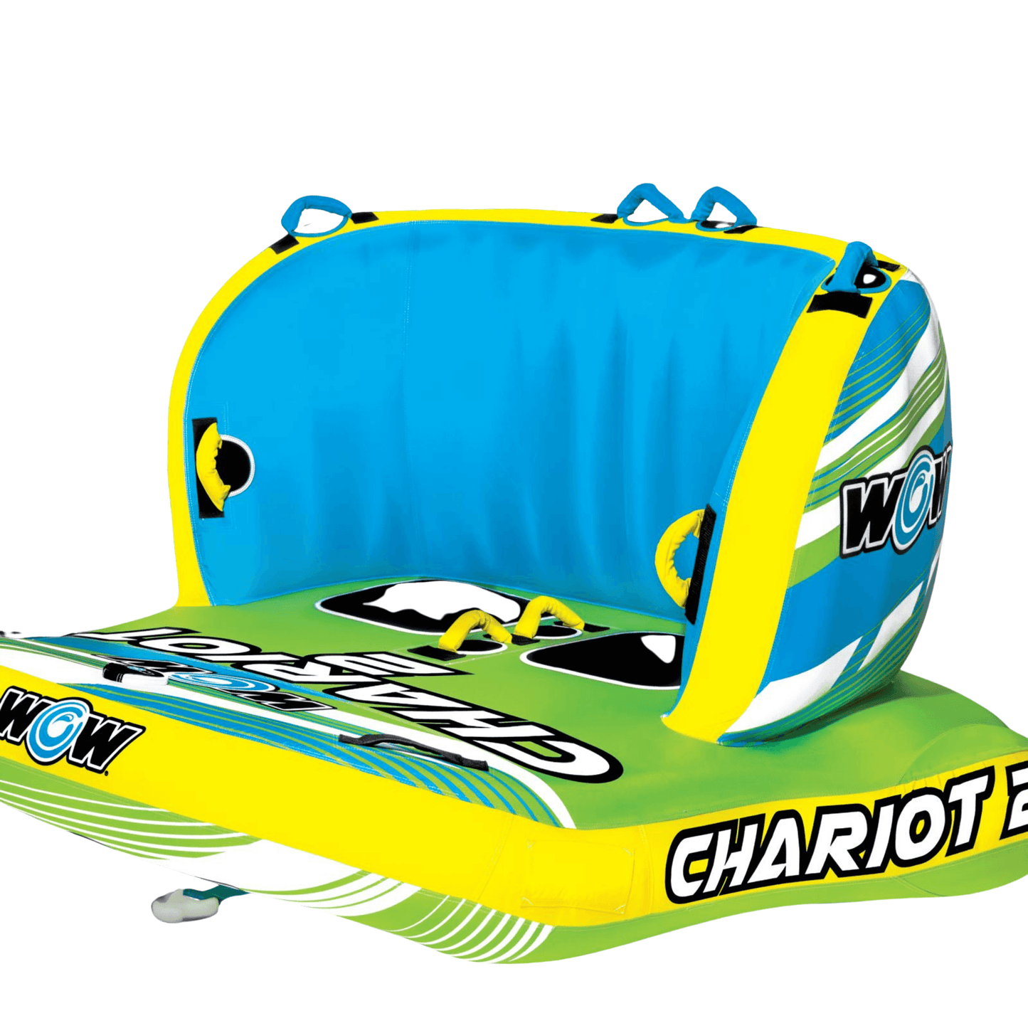 WOW Watersports Chariot 2-Person Towable w Front and Back Tow Points