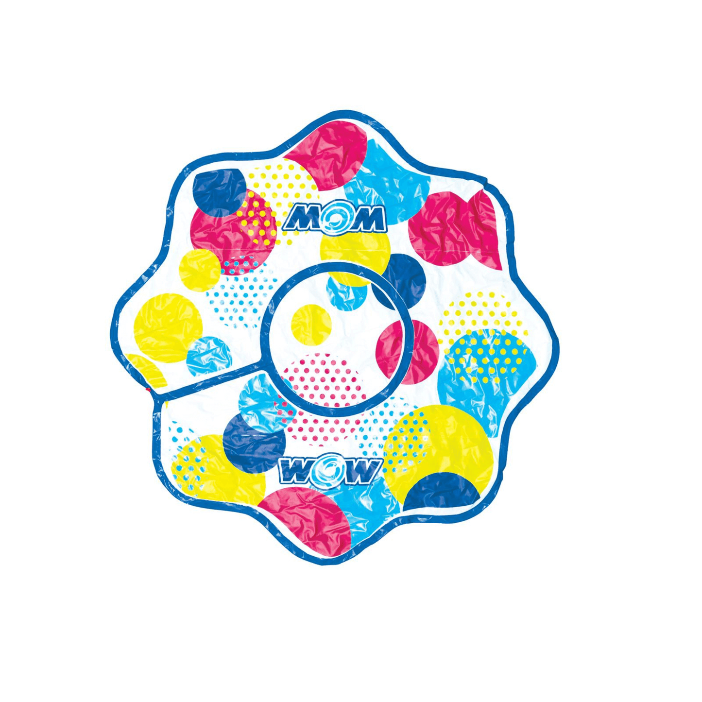 WOW Watersports 12ft Dots Spray Pad with Inflatable Edge Rim to Retain
