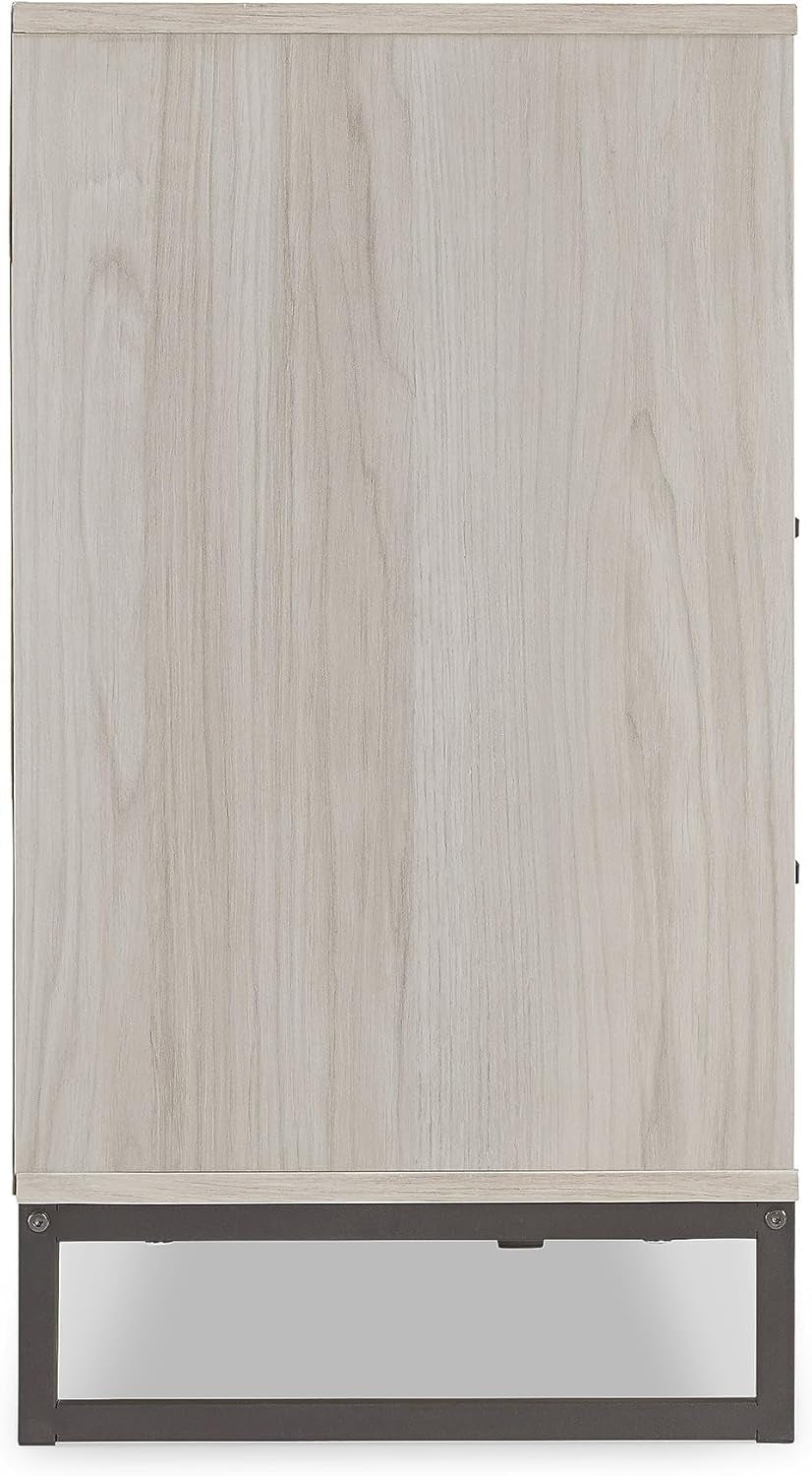 Socalle 59 Inch Beige 6 Drawer Dresser Engineered Wood