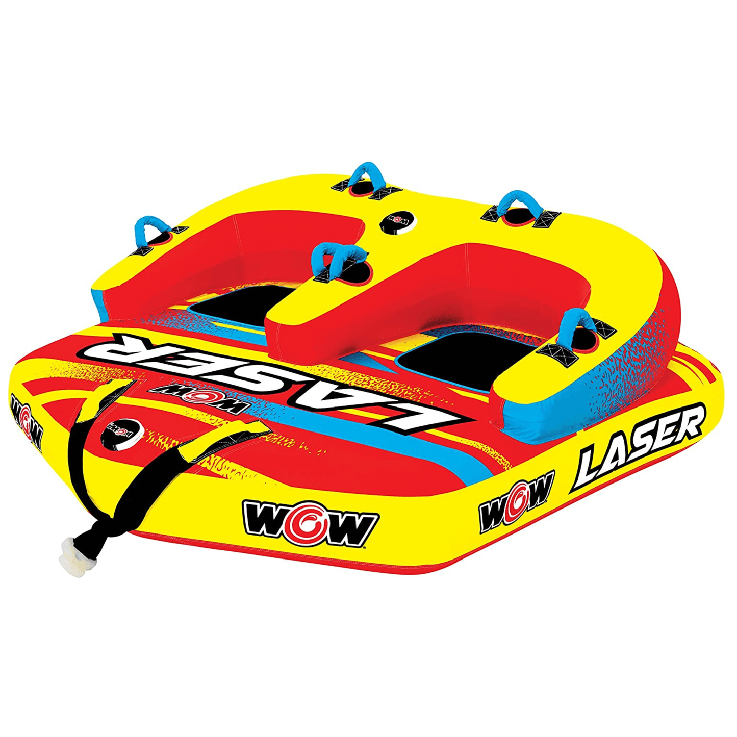 WOW Watersports Laser 3-Person Towable for Sitting and Kneeling Riding