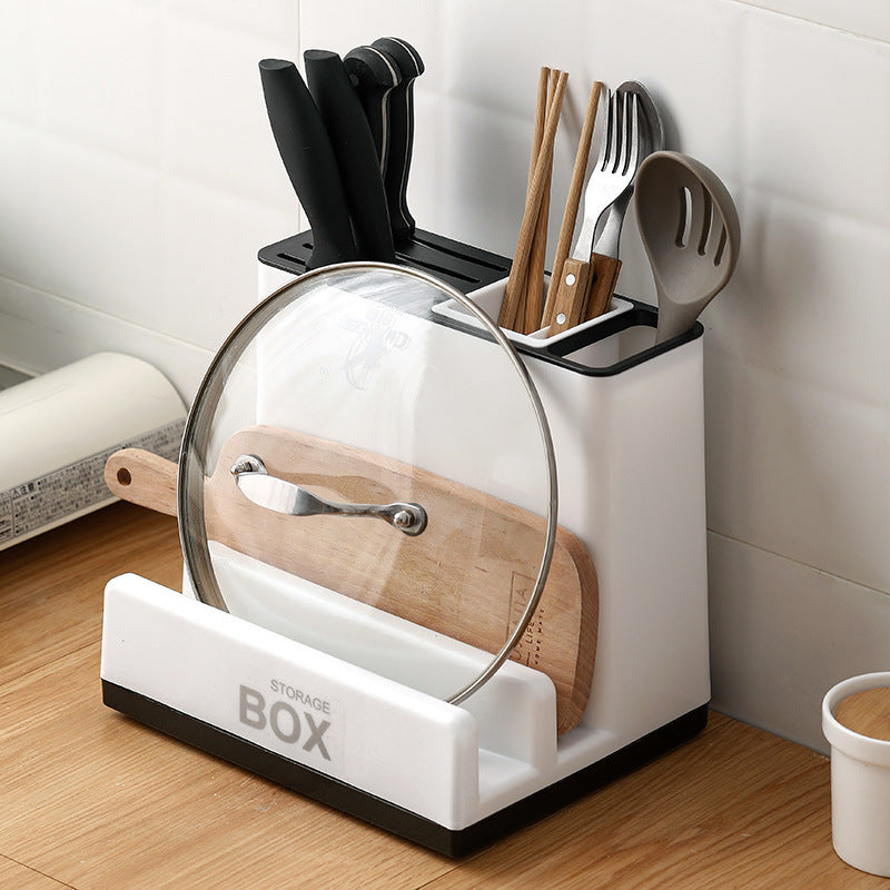 Tableware Storage Holders Kitchen Knife Plastic Storages Racks For