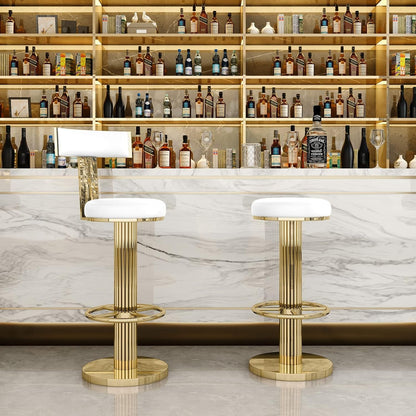 White Counter Height Bar Stools With Adjustable Height