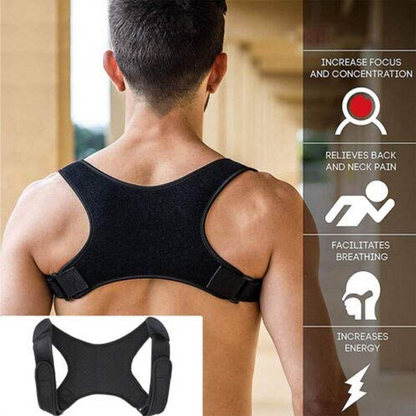 Adjustable Posture Corrector Back Shoulder Support Correct Brace Belt