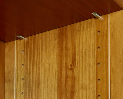 Shaker Style 6 Shelf Bookcase Solid Wood 72 Inch Tall