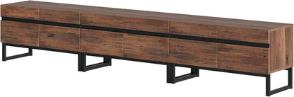 3 In 1 Modern TV Stand For TVs Up To 110 Inches With Storage Cabinets
