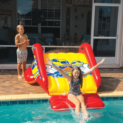 WOW Watersports Slide N Smile Inflatable Pool Slide with Sprinklers