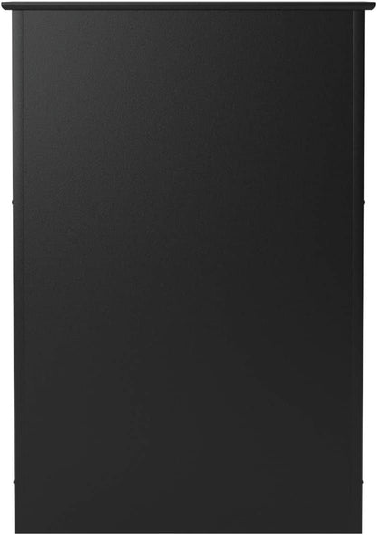 Sonoma Modern 5 Drawer Black Dresser Chest For Bedroom