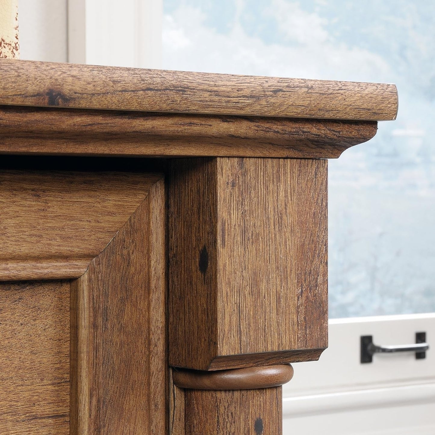 2 Drawer Palladia Filing Cabinet In Vintage Oak Finish For Home Office