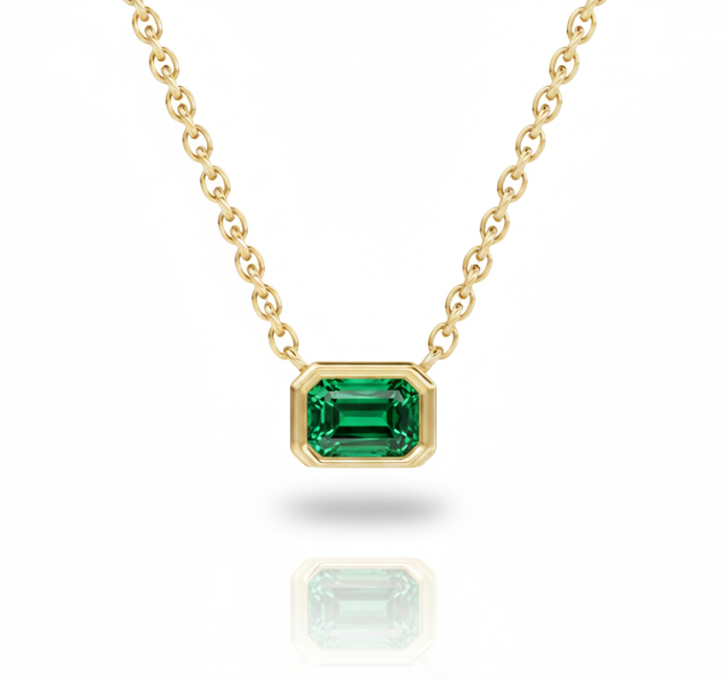 Alba Emerald Necklace
