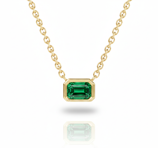 Alba Emerald Necklace