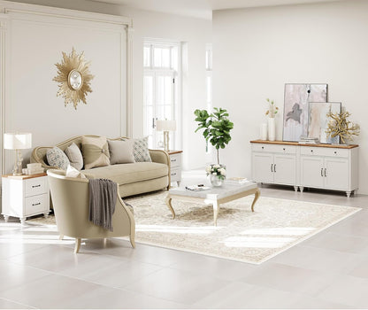 68 Inch Buffet Cabinet With Storage Modern Farmhouse