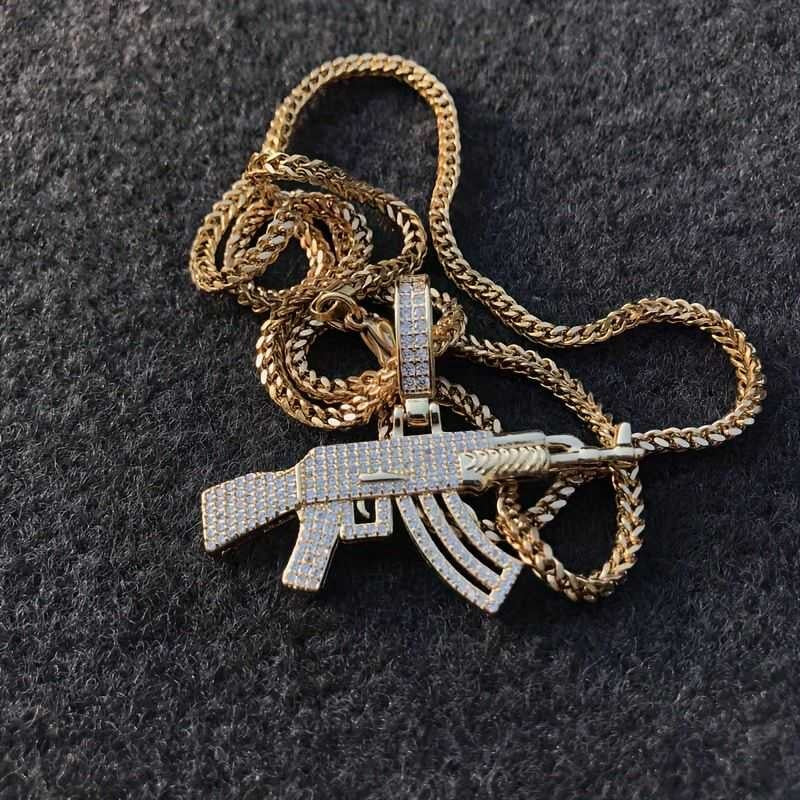 AK Rifle Pendant Chain