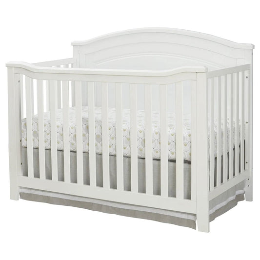 SF Home Solid Wood Convertible Crib in White - Toddler Bed Sold