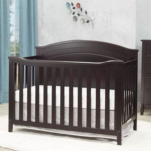SF Home Espresso Solid Wood Convertible Crib - Toddler Bed Sold