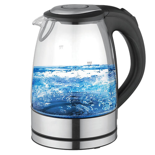 Better Chef 1.7 L Cordless Electric Glass and Stainless Steel Tea