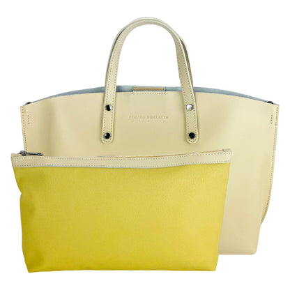 RB1024AL  | Borsa Donna a Mano in Vera Pelle Made in Italy con