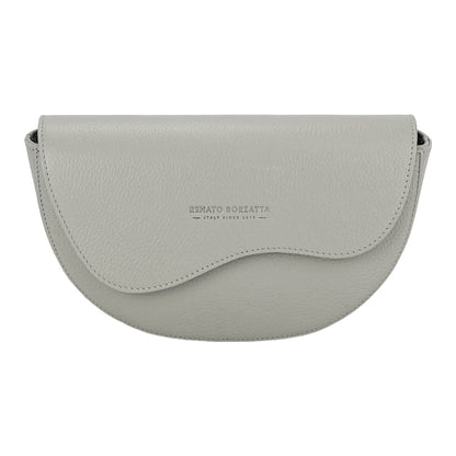 RB1027BO  | Borsa Donna a Bandoliera stondata in Vera Pelle Made in