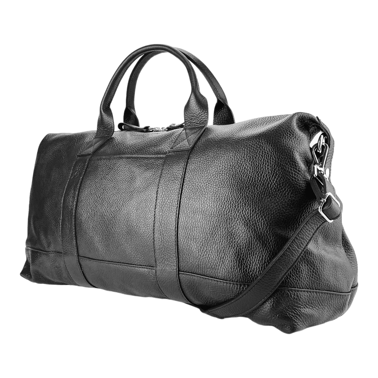 RB1029A | Borsone da Viaggio in Vera Pelle Made in Italy con Tracolla