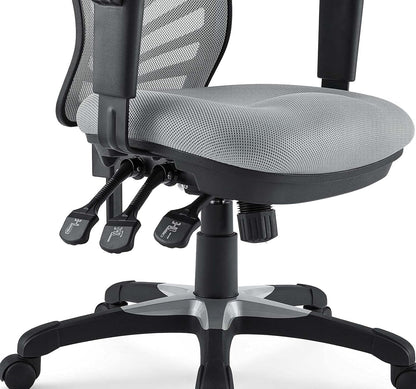 Ergonomic Gray Mesh Office Chair For All Day Comfort