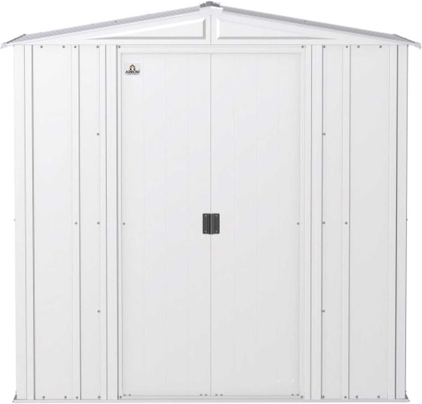 Steel Storage Shed 6x5 Flute Grey Outdoor Garden Shed