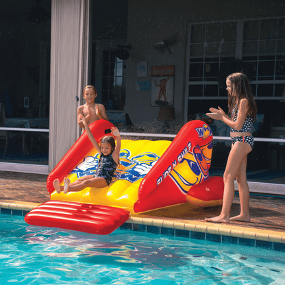 WOW Watersports Slide N Smile Inflatable Pool Slide with Sprinklers